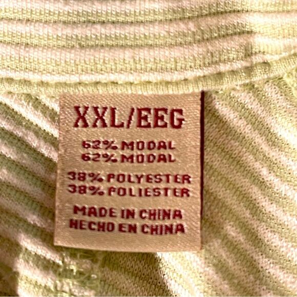 Jamaica Jaxx XXL -merangue/lime men’s shirt - Picture 3 of 6